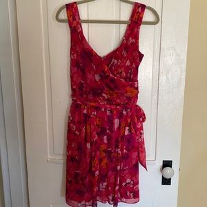 Express pink floral dress